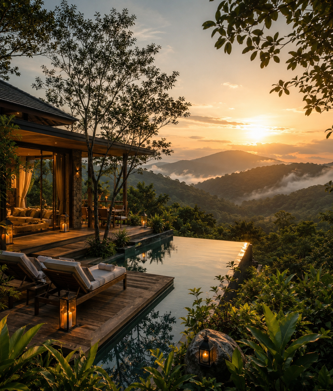 Best resort in Mulshi with scenic mountain views