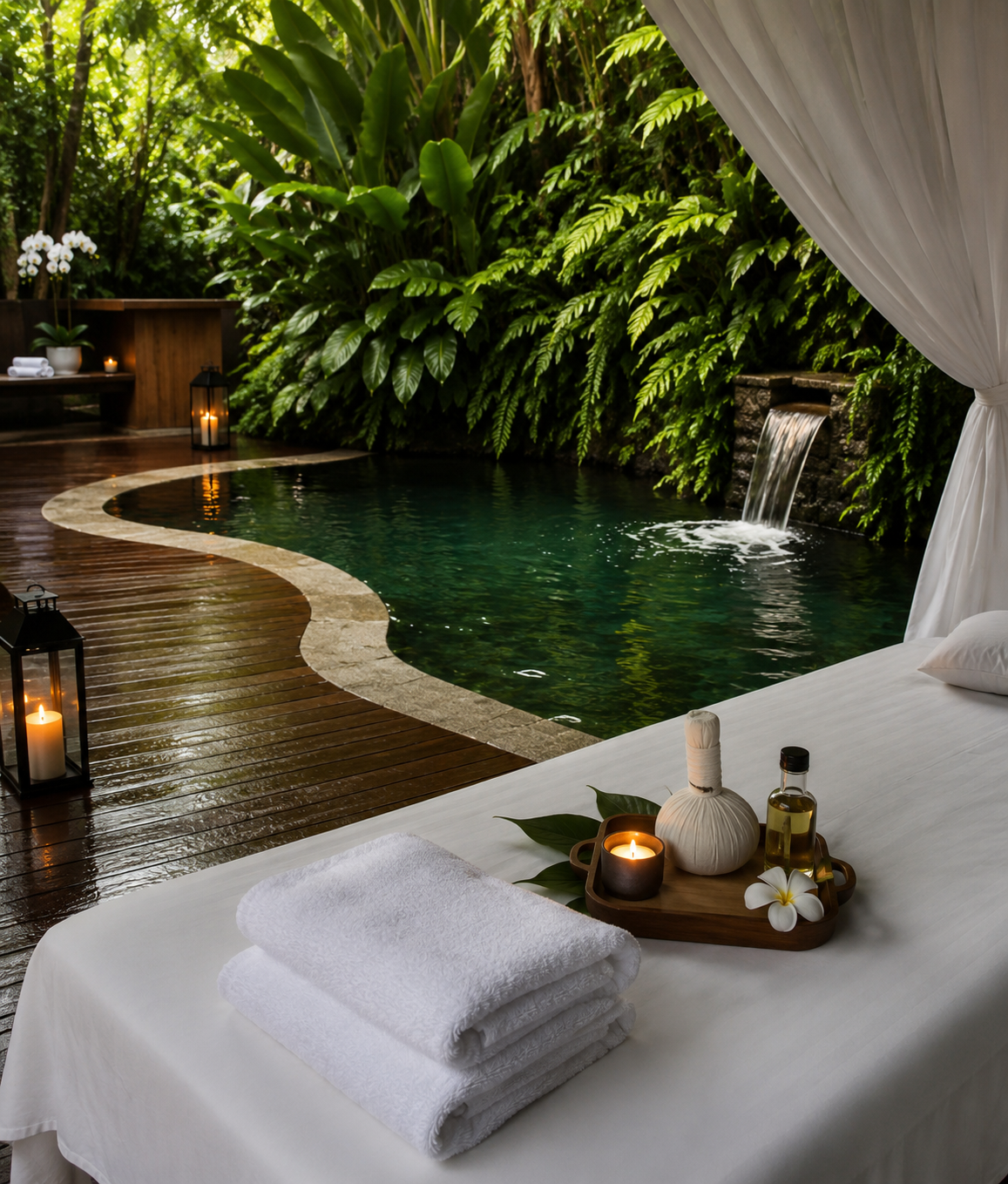 Wellness and spa in Mulshi with a peaceful treatment setting